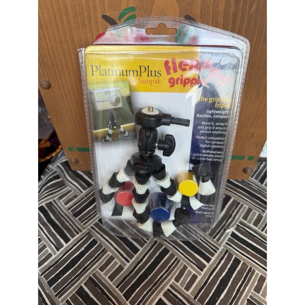PlatinumPlus Sunpak FlexPod Gripper Gripping Tripod Compact Digital Camera NEW
